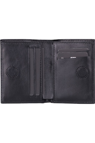 Nigra Hakiki Deri, El Yapımı Cüzdan, Rustik Siyah Siyah