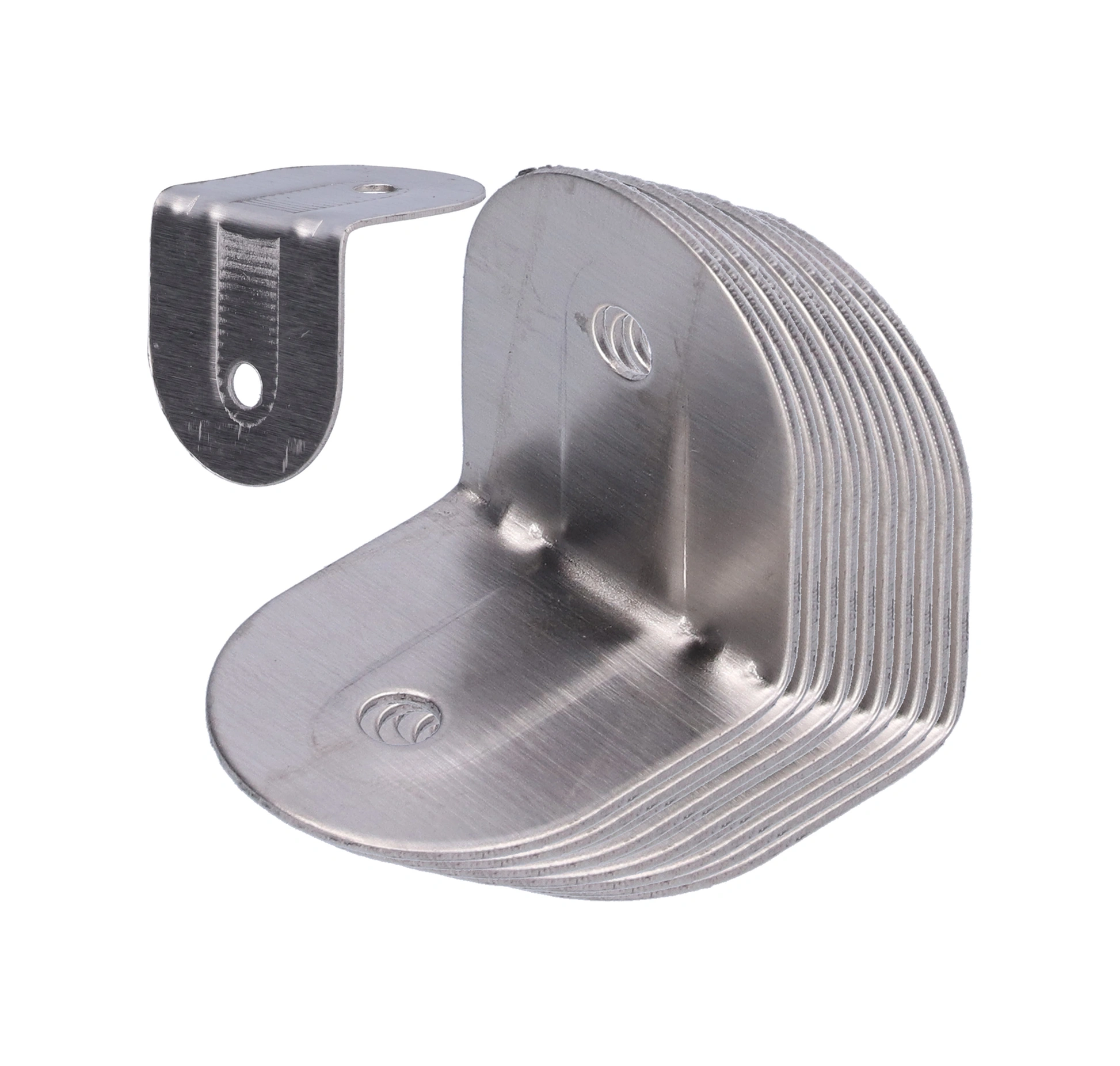 Geeroyoo 10 Adet 40x40mm Paslanmaz Çelik Köşe Ayiracı - 90 Derece Dayanıklı Taşıma, Mobilya Sabitleme, Dolap/raf Güçlendirme Diğer