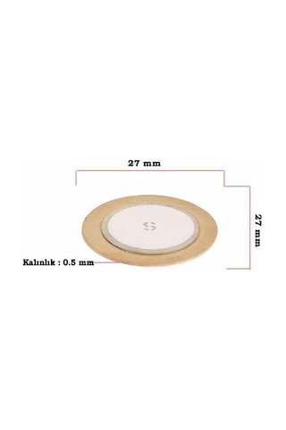 Piezo Disk Element- 27 Mm Çap