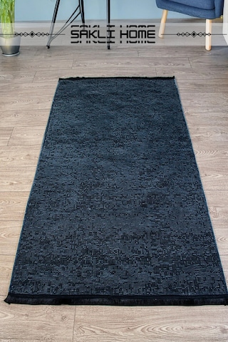 Antrasit Şönil Kilim Salon Oturma Çocuk Odası Hasır Sisal Yolluk Dokuma Makine Halısı Mutfak Antrasit