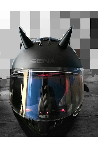 Kask Ve Kulaklık Boynuzu Sivri