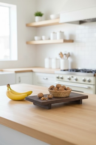 Bambum Bamira Dikdörtgen Küçük Ayaklı Sunum Tahtası B1630