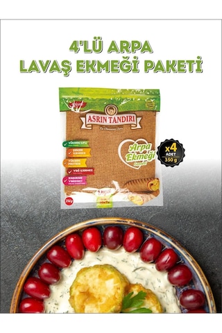 Asrın Tandırı Arpa Ekmeği 4 x 350 G