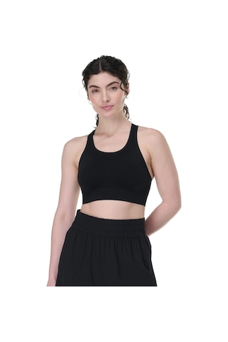 Sweaty Betty Sweaty Betty Stamina Seamless Sports Bra Kadın Siyah Fitness Bra Blk Siyah