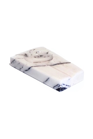 Marble Patron. Damarlı Beyaz Mermer Puro Küllüğü