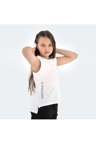 Slazenger DYLAN IN Kız Çocuk Tişört Beyaz