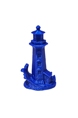 .dekoratif Deniz Feneri Biblo 10 Cm 3d Baskı Deniz Temalı Masaüstü Ev Ofis Dekorasyonu .