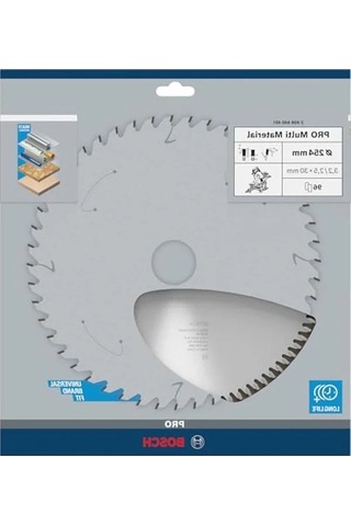 Çok Amaçlı Daire Testere Bıçağı, 254 X 30 Mm, 96 Diş