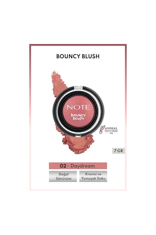 Note Cosmetics Bouncy Blush Yumuşak Kremsi Allık - 02 Daydream 02