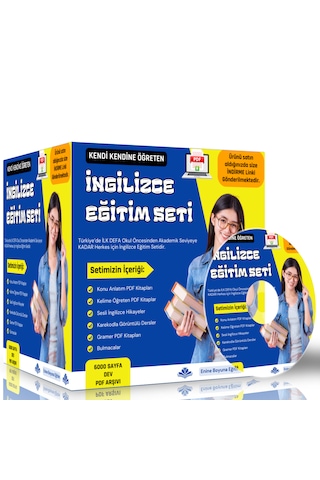 Kendi Kendine İngilizce Eğitim Seti 6000 Pdf Sayfası