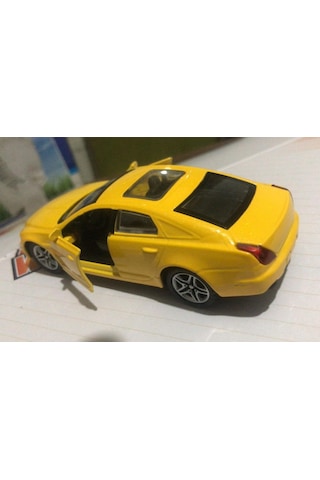 Oyuncak Metal Model Araba Açılır Kapı 1/36 Çek Bırak Sarı Mustang
