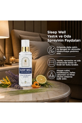 Sleep Well %100 Doğal Yastık ve Oda Spreyi 100 ML