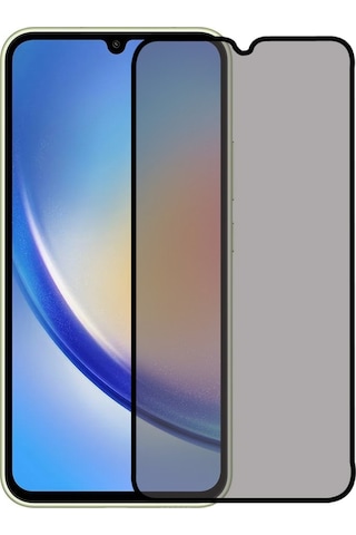 Samsung Galaxy Uyumlu A34 Hayalet Privacy 5d Ekran Koruyucu Cam