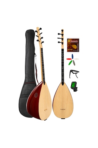 Yankı Kb-40m Kısa Sap Bağlama Seti Öğrenci Sazı Kılıf Akort Kapo Tel Mızrap - 9054988879876