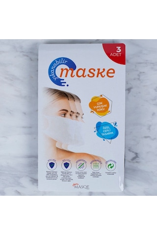 Loren 3 Adet Yıkanabilir Maske