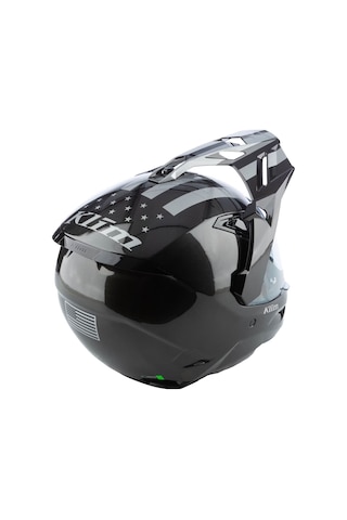 Klim X1 Alpha Carbon Patroit Korumalı Adv Kask Metalik Siyah