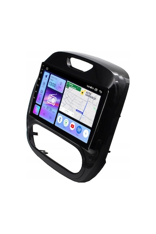 Renault Captur Araç Multimedya Android Ekran Carplay Double Teyp 4+64 9" 13-19 P.black Cadence