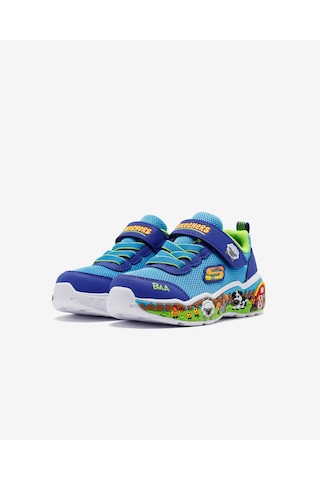 Skechers Play Scene Küçük Erkek Çocuk Mavi Spor Ayakkabı 407312n Blmt Mavi