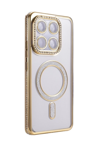 Newface Xiaomi Mi 17t Pro Joke Simli Magneticsafe Kılıf - Gold Diğer