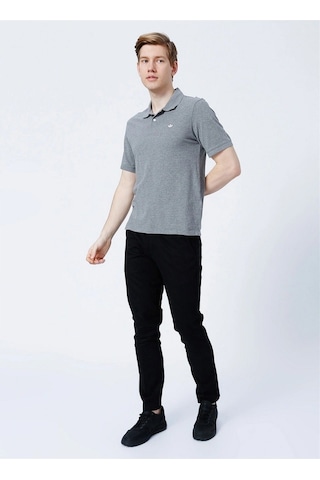 Dockers Erkek Minimalist Polo Yaka T-shirt - Günlük Kullanım Gri