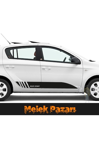Istediğiniz Marka Araba Yan Şerit Sticker
