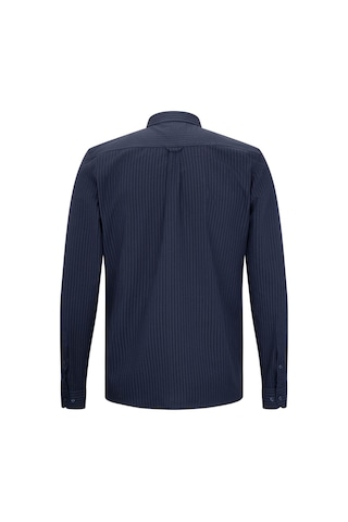 Hatemoğlu Lacivert Comfort Fit 100% Pamuk Slim Yaka Uzun Kollu Spor Gömlek 35852 4112002
