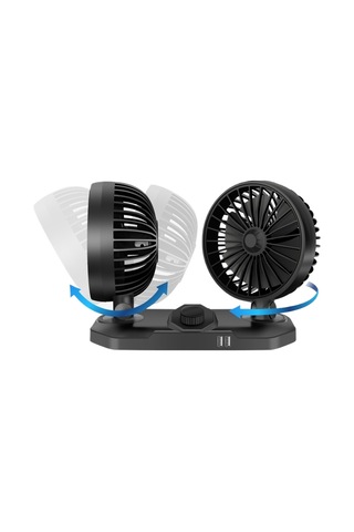 Taşınabilir Araca Monte Yüksek Rüzgarlı Çok Fonksiyonlu Usb24v Elektrikli Fan