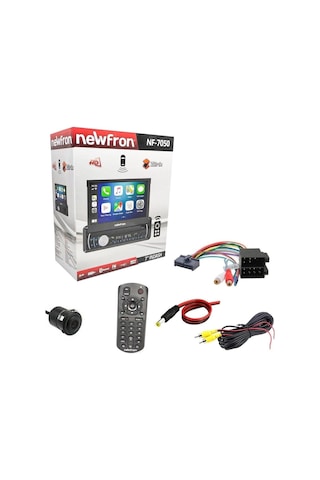 Oto Teyp Indash 7 4x50w Car Play Zlink Bt/usb/sd/fm/aux Kameralı Nf-7050 Uyumlu