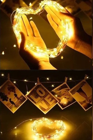 3 Modlu Pilli Peri Led Dekoratif Aydınlatma Gün Işığı Süs 10'LU Gün Işığı