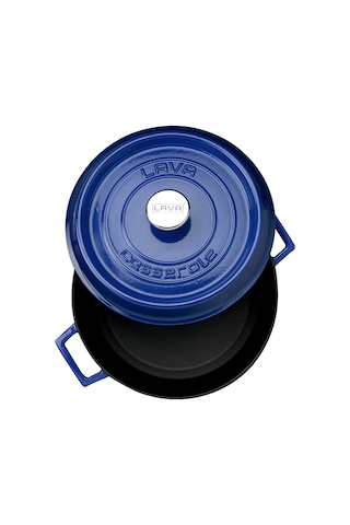 Lava Döküm Yuvarlak Tencere Trendy Çap 28Cm