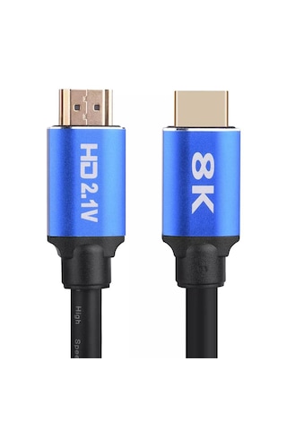 2 Metre Hdmı 2.1v Kablo 8k Ultra Hd 48 Gbps Altın Kaplama Hdmi