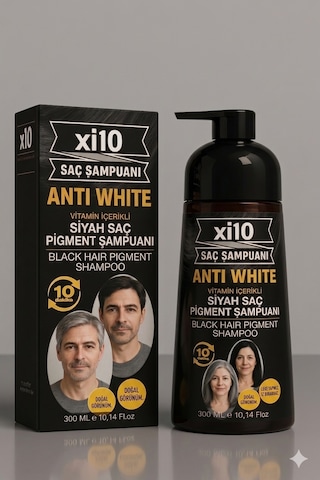 Xi10 Beyaz Kapatıcı Şampuan 300 ML