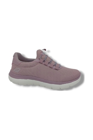 Zerhan Bewıld 434 Kadın Pudra Çorap Model File Hafif Taban Loafer Spor Ayakkabı Pudra