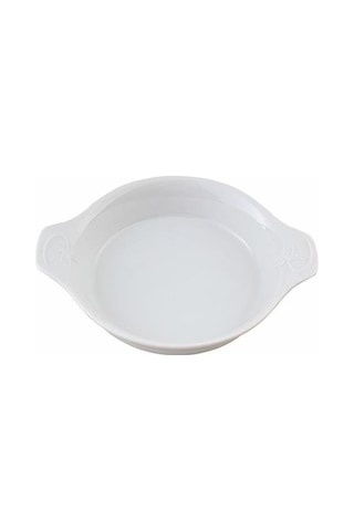 Porland Beyaz Sahan 15cm Ateşe Dayanıklı Porselen Beyaz