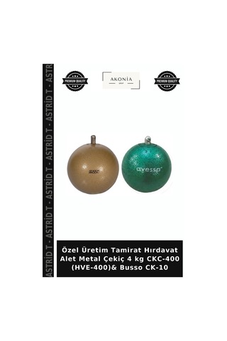 Özel Üretim Tamirat Hırdavat Alet Metal Çekiç 4 Kg Ckc-400 Hve-400 & Busso Ck-10