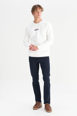 Wrangler Erkek Mid Logo Sweatshirt Off White Çok Renkli