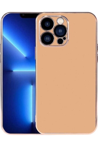 Apple Uyumlu iPhone 13 Pro Kılıf Zore Viyana Kapak Gold