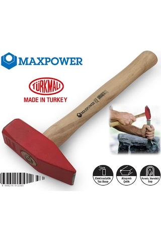 Maxpower Ahşap Saplı Çekiç 2000Gr