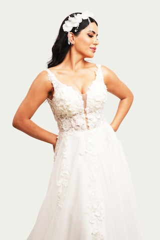 Canım Kendim Store İnci Beyazı Helen Model Gelinlik Beyaz
