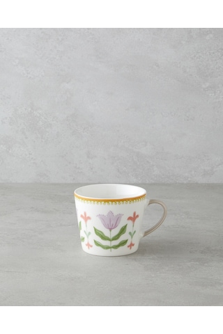 English Home Floral Garden New Bone China Kupa 450 Ml Renkli Çok Renkli