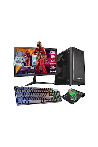 Zeiron PX20 i5-650 8 GB 500 GB 120 GB 4 GB GT730 18.5" Masaüstü Oyuncu Bilgisayarı