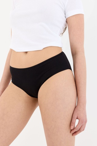 Air Siyah Yüksek Bel Slip Külot Siyah
