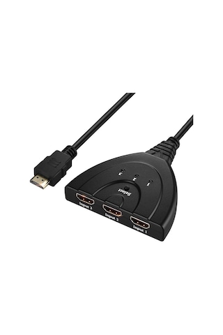 Hdmi Çoklayıcı Çoğaltıcı Switch 4586P 3 Giriş 1 Çıkış Çoklama Çok