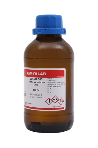 Amonyak - Amonyum Hidroksit %25 - Ammonium Hydroxide 500 ML
