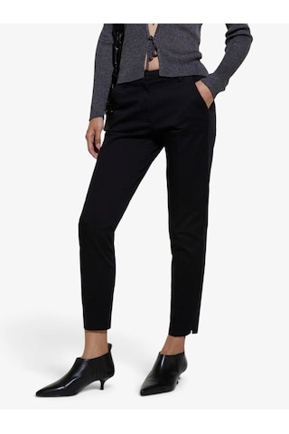 Sisley Streç Pamuklu Normal Bel Chino Pantolon Kadın Siyah Pantolon - 325p4byw55ah6
