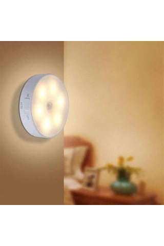 Büro Ev Ofis Yazlık İçin Usb Şarjlı Hareket Sensörlü Mıknatıslı Yaıpışır Gün Işıklı Led Spot Lamba