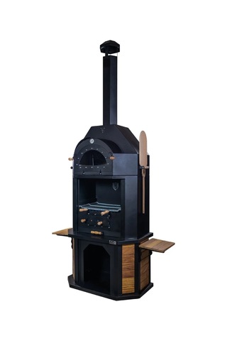 Zs Hermanos Elegance Barbekü Siyah - Kahverengi