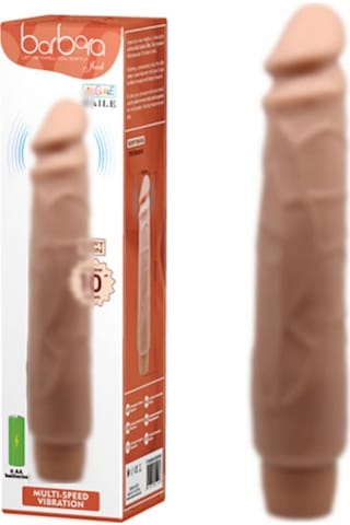 Hızlı Express Baile Barbara 25 Cm Damarlı Realistik 10 Titreşimli Vibratör Penis