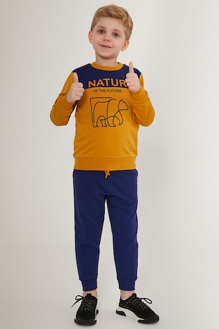 Rolypoly Nature İs İn The Future Kahverengi Erkek Çocuk Eşofman Takımı 5274-41589 Çok Renkli