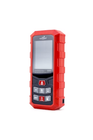 Dawreek Mesafe Ölçer H01 Red 80 Metre Dijital El Tipi Mesafe Ölçüm Cihazı